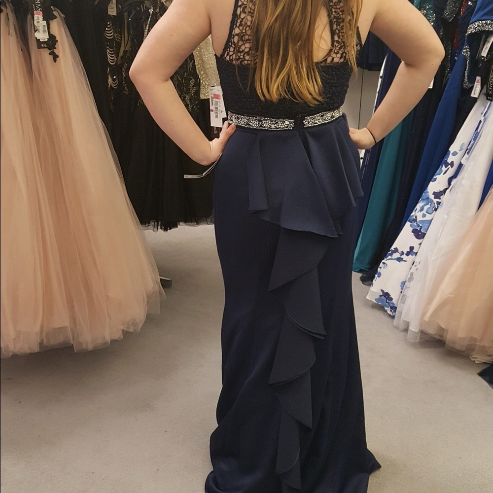 Sequin Hearts Mermaid Style Two-Piece Prom Dress